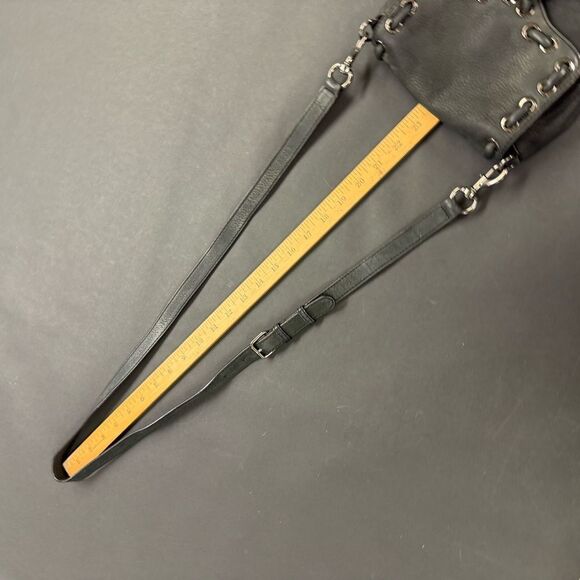 Rebecca Minkoff Black Leather Crossbody Bag - Picture 14 of 15